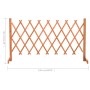 Valla de jardín enrejada madera maciza abeto naranja 150x80 cm de vidaXL, Paneles de vallas - Ref: Foro24-314826, Precio: 31,...