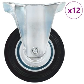 Ruedas fijas 12 unidades 100 mm de , Manipulación de materiales - Ref: Foro24-277952, Precio: 64,60 €, Descuento: %