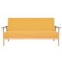 Juego de sofás de tela de 2 piezas color amarillo de , Sofás - Ref: Foro24-274918, Precio: 459,10 €, Descuento: %