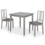 Juego de muebles de comedor 3 piezas MDF gris de , muebles para cocinas y comedores - Ref: Foro24-276397, Precio: 311,37 €, D...
