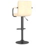 Taburetes de cocina 2 unidades terciopelo crema de , Taburetes de cocina - Ref: Foro24-334658, Precio: 116,14 €, Descuento: %