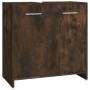 Set de muebles baño 4 pzas madera contrachapada roble ahumado de , Muebles de baño - Ref: Foro24-3154409, Precio: 209,97 €, D...