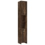 Set de muebles baño 4 pzas madera contrachapada roble ahumado de , Muebles de baño - Ref: Foro24-3154409, Precio: 209,97 €, D...