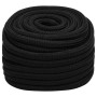 Cuerda de trabajo poliéster negro 20 mm 50 m de , Sogas y cuerdas metálicas - Ref: Foro24-152841, Precio: 92,76 €, Descuento: %