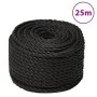 Arbeitsseil aus schwarzem Polypropylen 10 mm 25 m von , Seile und Metallschnüre - Ref: Foro24-153011, Preis: 14,23 €, Rabatt: %