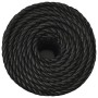Cuerda de trabajo polipropileno negro 12 mm 100 m de , Sogas y cuerdas metálicas - Ref: Foro24-153018, Precio: 38,74 €, Descu...