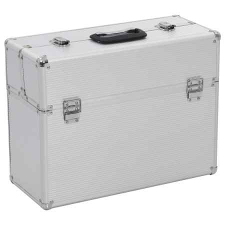 Caja de herramientas aluminio plateado 47x36x20 cm de , Cajas de herramientas - Ref: Foro24-91845, Precio: 59,12 €, Descuento: %