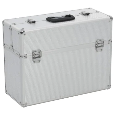Silver aluminum toolbox 47x36x20 cm by , Toolboxes - Ref: Foro24-91845, Price: 57,92 €, Discount: %