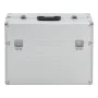 Silver aluminum toolbox 47x36x20 cm by , Toolboxes - Ref: Foro24-91845, Price: 57,92 €, Discount: %