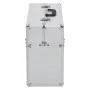 Silver aluminum toolbox 47x36x20 cm by , Toolboxes - Ref: Foro24-91845, Price: 57,92 €, Discount: %