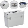 Caja de herramientas aluminio plateado 47x36x20 cm de , Cajas de herramientas - Ref: Foro24-91845, Precio: 59,12 €, Descuento: %