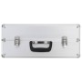 Caja de herramientas aluminio plateado 47x36x20 cm de , Cajas de herramientas - Ref: Foro24-91845, Precio: 59,12 €, Descuento: %
