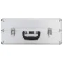 Silver aluminum toolbox 47x36x20 cm by , Toolboxes - Ref: Foro24-91845, Price: 57,92 €, Discount: %