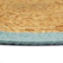 Mantel individual redondo 4 uds yute algodón natural verde 38cm de , Manteles individuales - Ref: Foro24-133864, Precio: 16,4...