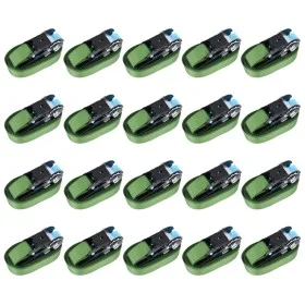 Correas de sujeción de trinquete 20 unidades verde 800 daN 6 m de , Correas de amarre - Ref: Foro24-148895, Precio: 84,01 €, ...