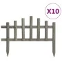 Gartenkanten 10 Stück aus Fichtenholz 4,4 m von vidaXL, Garteneinfassung und Einfassung - Ref: Foro24-314847, Preis: 39,11 €,...