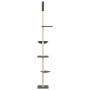 Árbol rascador gatos suelo a techo gris oscuro 263,5-289,5 cm de , Mobiliario para gatos - Ref: Foro24-171710, Precio: 85,46 ...