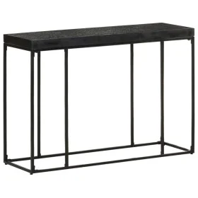 Konsolentisch aus massivem Akazienholz und schwarzer Mango 110x35x76 cm von , Seitentische - Ref: Foro24-321612, Preis: 129,8...