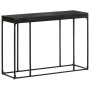 Mesa consola madera maciza de acacia y mango negro 110x35x76 cm de , Mesas auxiliares - Ref: Foro24-321612, Precio: 128,94 €,...