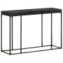 Mesa consola madera maciza de acacia y mango negro 110x35x76 cm de , Mesas auxiliares - Ref: Foro24-321612, Precio: 128,94 €,...