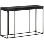 Mesa consola madera maciza de acacia y mango negro 110x35x76 cm de , Mesas auxiliares - Ref: Foro24-321612, Precio: 128,94 €,...