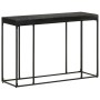 Mesa consola madera maciza de acacia y mango negro 110x35x76 cm de , Mesas auxiliares - Ref: Foro24-321612, Precio: 128,94 €,...