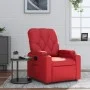 Sillón reclinable de cuero sintético rojo de , Sillones - Ref: Foro24-372508, Precio: 199,84 €, Descuento: %