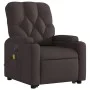 Sillón masaje eléctrico reclinable elevable tela marrón oscuro de , Sillones - Ref: Foro24-3204751, Precio: 353,08 €, Descuen...
