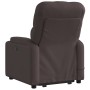 Sillón masaje eléctrico reclinable elevable tela marrón oscuro de , Sillones - Ref: Foro24-3204751, Precio: 328,85 €, Descuen...