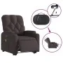 Sillón masaje eléctrico reclinable elevable tela marrón oscuro de , Sillones - Ref: Foro24-3204751, Precio: 353,08 €, Descuen...