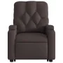 Sillón masaje eléctrico reclinable elevable tela marrón oscuro de , Sillones - Ref: Foro24-3204751, Precio: 353,08 €, Descuen...
