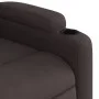 Sillón masaje eléctrico reclinable elevable tela marrón oscuro de , Sillones - Ref: Foro24-3204751, Precio: 353,08 €, Descuen...