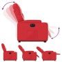 Sillón elevable eléctrico cuero artificial rojo de , Sillones - Ref: Foro24-3204791, Precio: 316,26 €, Descuento: %
