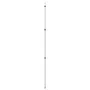 Poste telescópico de toldo acero galvanizado 102-260 cm de vidaXL, Mástiles y estacas para tiendas de campaña - Ref: Foro24-3...