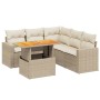 Juego de sofás jardín con cojines 6 pzas ratán sintético beige de , Conjuntos de jardín - Ref: Foro24-3271310, Precio: 440,29...