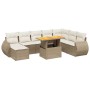 Set de sofás de jardín 9 pzas con cojines ratán sintético beige de , Conjuntos de jardín - Ref: Foro24-3275851, Precio: 647,8...