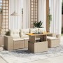 Juego de sofás jardín con cojines 6 pzas ratán sintético beige de , Conjuntos de jardín - Ref: Foro24-3275921, Precio: 429,85...