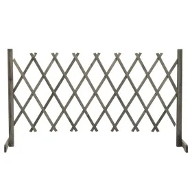 Spalier-Gartenzaun aus massivem grauem Tannenholz 150x80 cm von vidaXL, Zaunpaneele - Ref: Foro24-314827, Preis: 27,55 €, Rab...