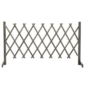 Valla de jardín enrejado madera maciza de abeto gris 150x80 cm de vidaXL, Paneles de vallas - Ref: Foro24-314827, Precio: 27,...