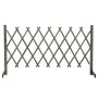 Spalier-Gartenzaun aus massivem grauem Tannenholz 150x80 cm von vidaXL, Zaunpaneele - Ref: Foro24-314827, Preis: 27,55 €, Rab...