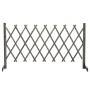 Valla de jardín enrejado madera maciza de abeto gris 150x80 cm de vidaXL, Paneles de vallas - Ref: Foro24-314827, Precio: 27,...