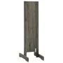 Spalier-Gartenzaun aus massivem grauem Tannenholz 150x80 cm von vidaXL, Zaunpaneele - Ref: Foro24-314827, Preis: 27,55 €, Rab...