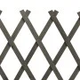 Spalier-Gartenzaun aus massivem grauem Tannenholz 150x80 cm von vidaXL, Zaunpaneele - Ref: Foro24-314827, Preis: 27,55 €, Rab...