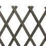 Valla de jardín enrejado madera maciza de abeto gris 150x80 cm de vidaXL, Paneles de vallas - Ref: Foro24-314827, Precio: 27,...