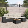 Set de sofás de jardín 6 piezas y cojines ratán sintético negro de , Conjuntos de jardín - Ref: Foro24-3257750, Precio: 353,2...