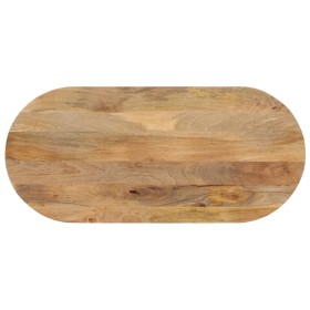 Tablero de mesa ovalado madera maciza de mango 140x60x2,5 cm de , Tableros para mesas - Ref: Foro24-370131, Precio: 124,53 €,...