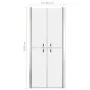 ESG mattierte Duschtür 96x190 cm von vidaXL, Duschtüren - Ref: Foro24-148797, Preis: 194,29 €, Rabatt: %