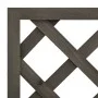 Jardinera enrejada de jardín madera abeto gris 50x25x90 cm de vidaXL, Maceteros y jardineras - Ref: Foro24-314831, Precio: 42...