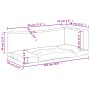 Cojines para muebles de palets 3 uds tela Oxford azul marino de , Cojines para sillas y sofás - Ref: Foro24-378291, Precio: 7...