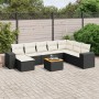 Set de sofás de jardín 8 piezas y cojines ratán sintético negro de , Conjuntos de jardín - Ref: Foro24-3257911, Precio: 523,0...